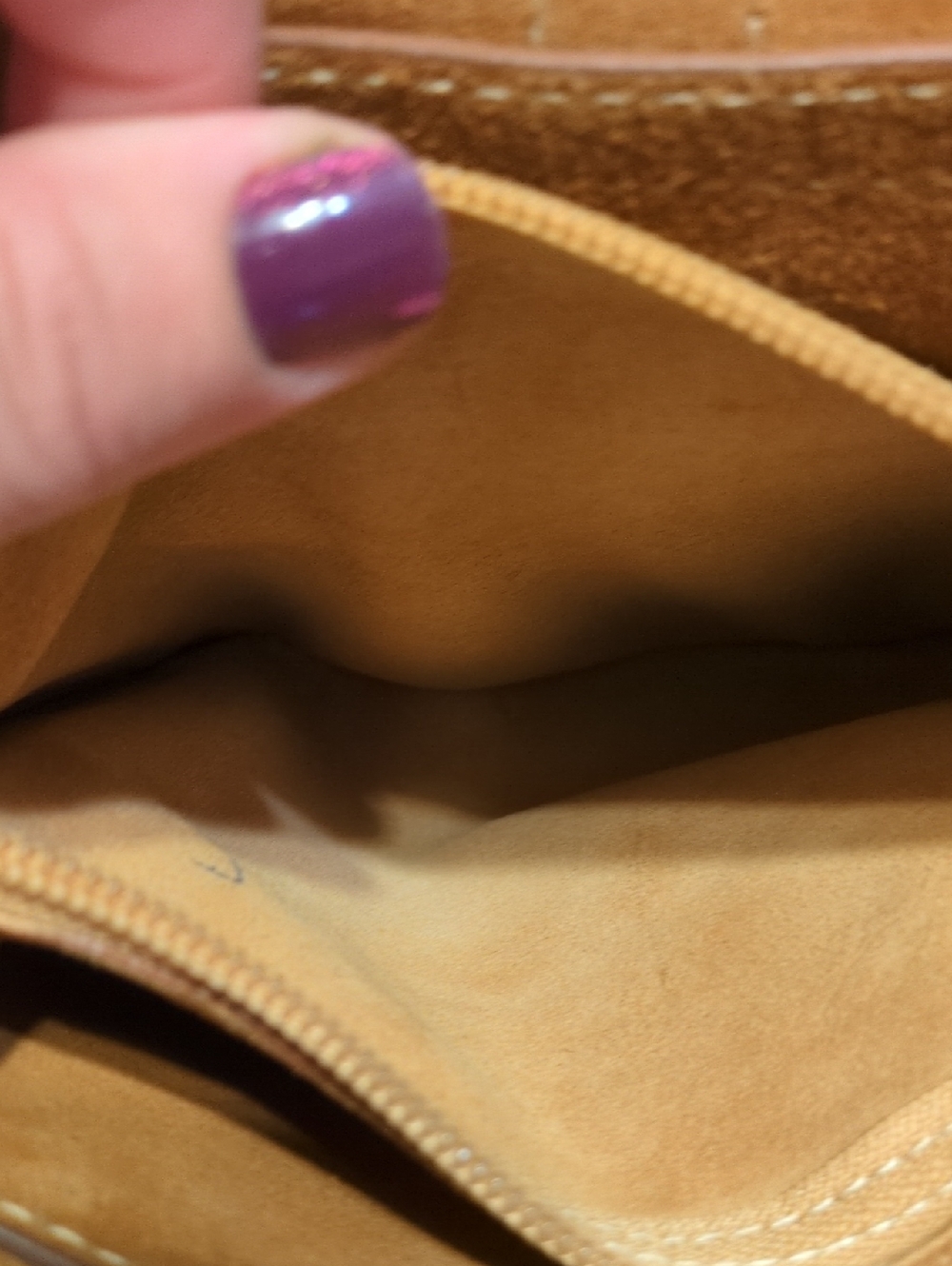 FRYE Classic Tan Leather Crossbody Bag - Women's Shoulder Purse - Picture 6 of 15